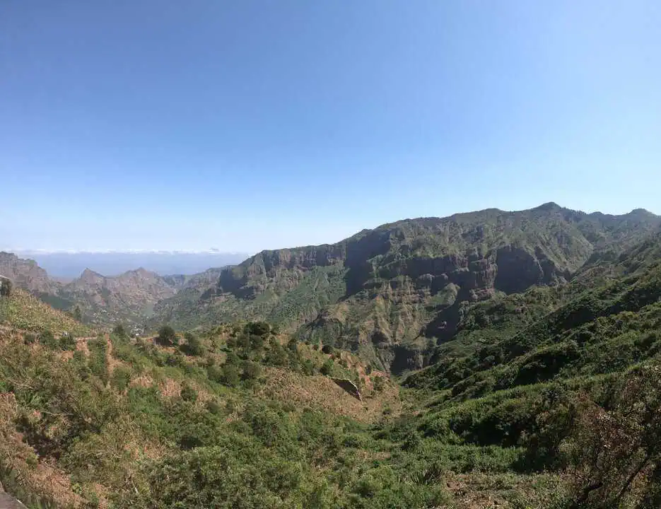 Cape Verde View Beside The Road